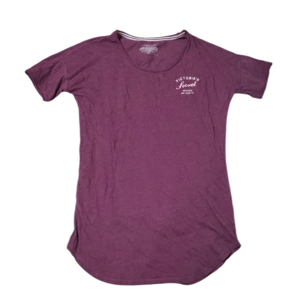 Victorias secret oversized purple t-shirt.